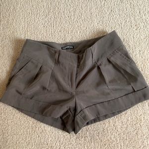 Express Army Green shorts